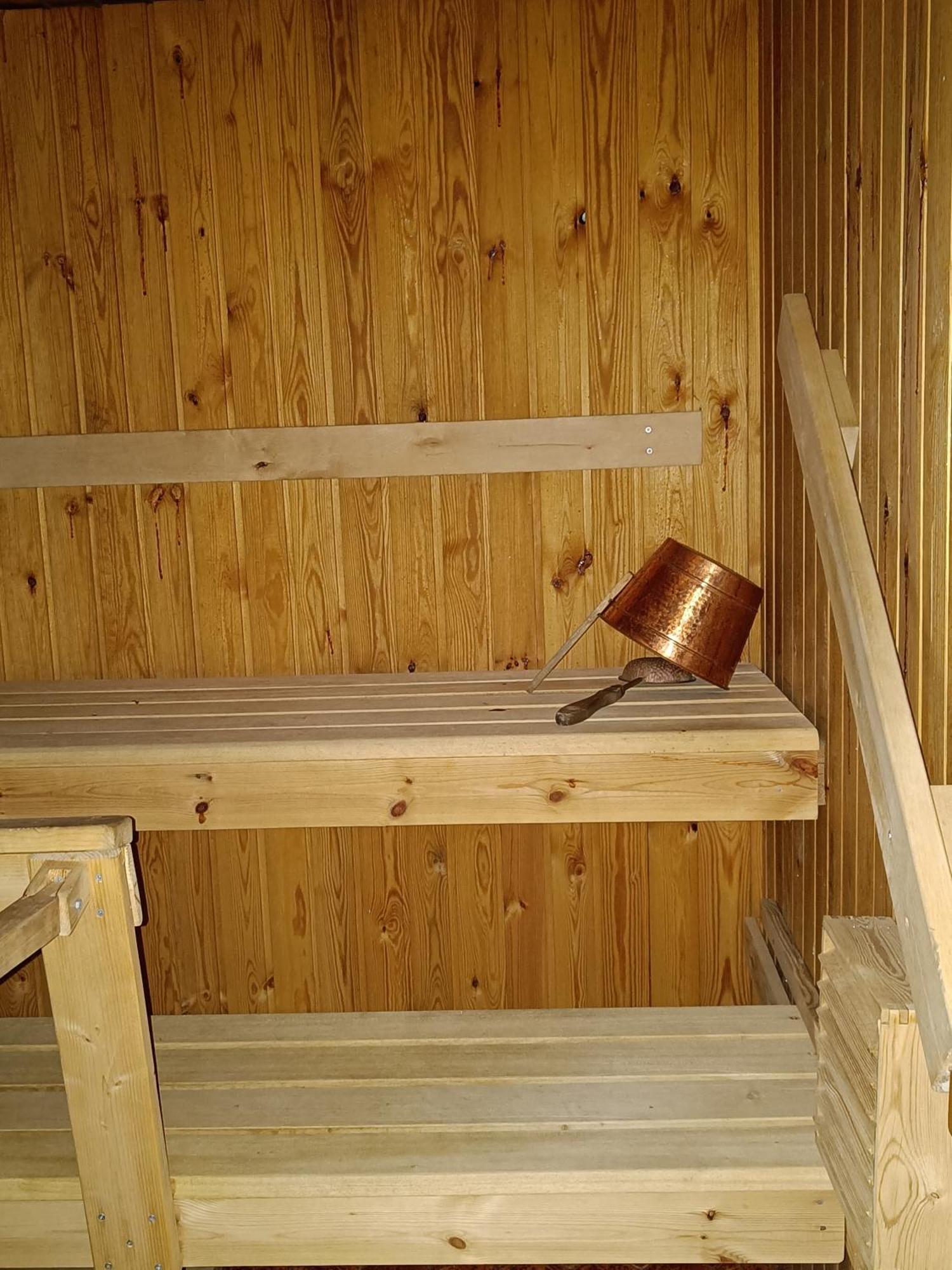Ristiina Apartment With Sauna Rum bild